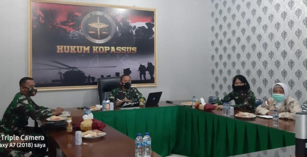 HUT ke-69 Korps Hukum TNI AD, Kopassus Ikuti Seminar Soal Kondisi Darurat Negara