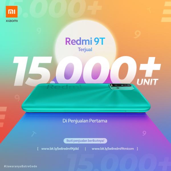 Wow, 15 Ribu Redmi 9T Ludes Diborong Mi Fans di Penjualan Perdana