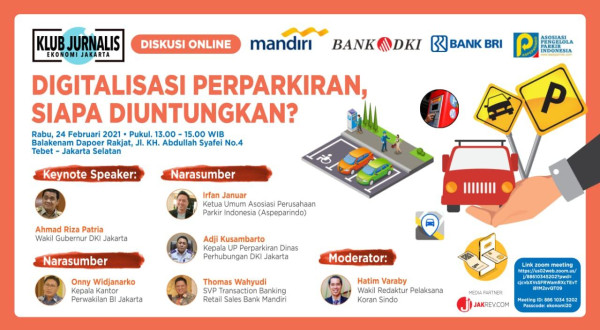 Digitalisasi Perparkiran di Jakarta Terus Didorong