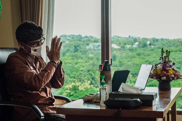 Ini lho Kantor Sandiaga Uno di Bali, Buktikan Program Work From Destination Bisa Berjalan