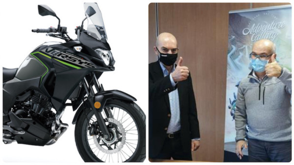 Rider Italia Siap Keliling Dunia dengan Kawasaki Versys X-300