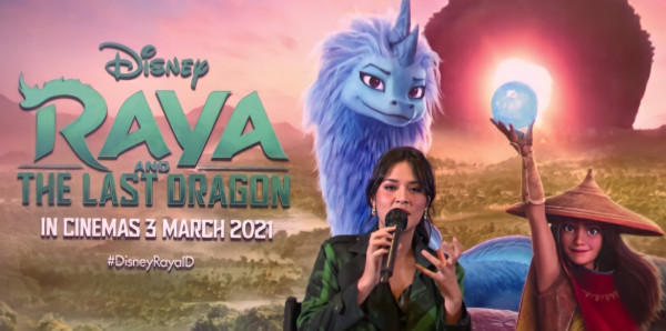 Raisa Tampil Beda Saat Nyanyikan OST Film Disney 'Raya and the Last Dragon'
