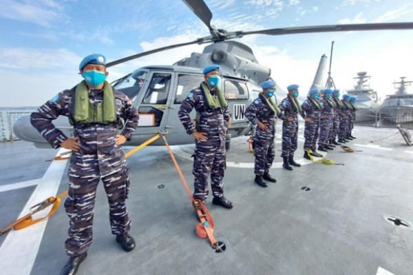 Satgas Maritime Task Force TNI Kontingen Garuda XXVIII-M Unifil Bertolak ke Lebanon