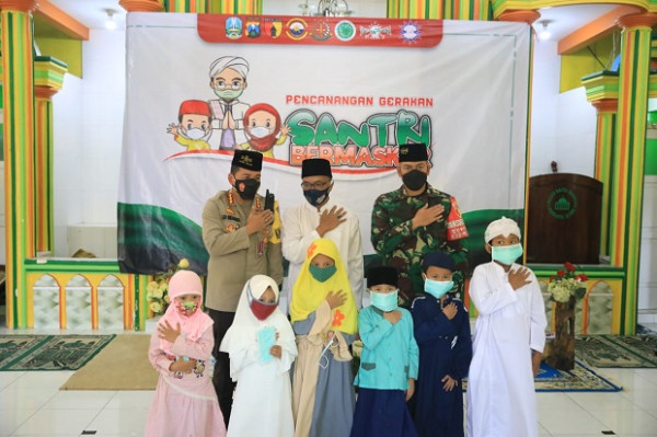Kampanye Pakai Masker di Ponpes, Kombes Leo: Santri Adalah Orang-orang Disiplin