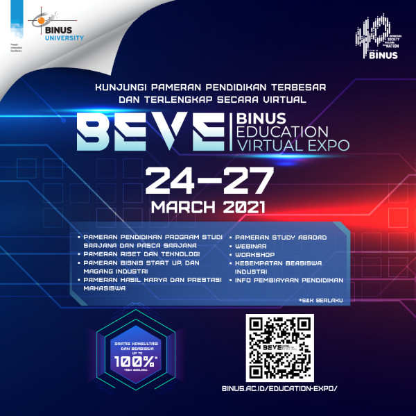 BINUS Education Virtual Education, Menjawab Kebutuhan Pameran Pendidikan di Tengah Pandemi