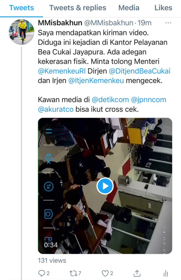 Geger Viral, Kepala Bea Cukai Jayapura Diduga Pukul Anak Buah