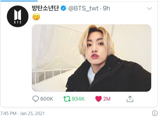 21 Rekor yang Dibuat Jungkook BTS hanya dalam Waktu 2 Bulan sejak 2021
