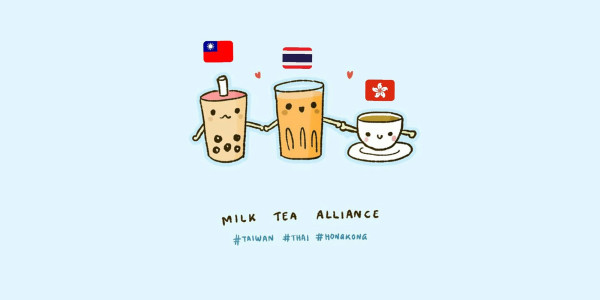 Asal-usul Tagar #MilkTeaAlliance yang Viral di Media Sosial