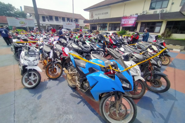 Pernah Kehilangan Motor? Silakan Datang ke Polres Bogor