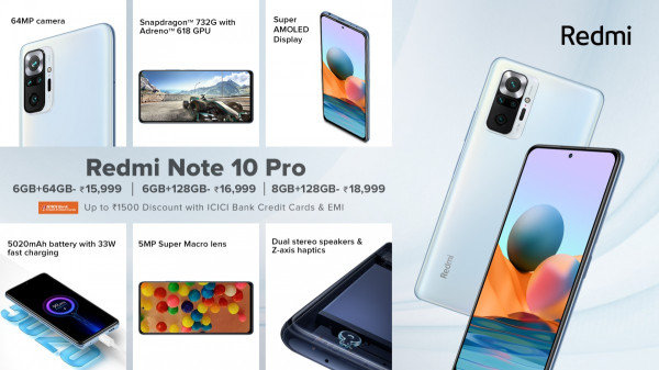 Redmi Note 10 Pro, Note 10, dan Note 10 Pro Max Meluncur di India