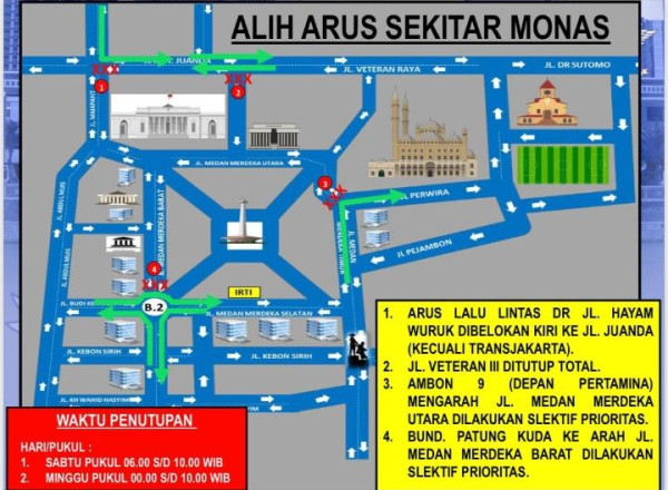 Cegah Geng Motor dan Konvoi Mobil Masuk Ring 1 Istana, Polda Lakukan Penyekatan Kendaraan