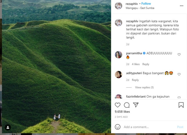 Jadi Tempat Foto Prewedding Influencer, Inilah Bukit Tanarara, Surganya Tanah Sumba