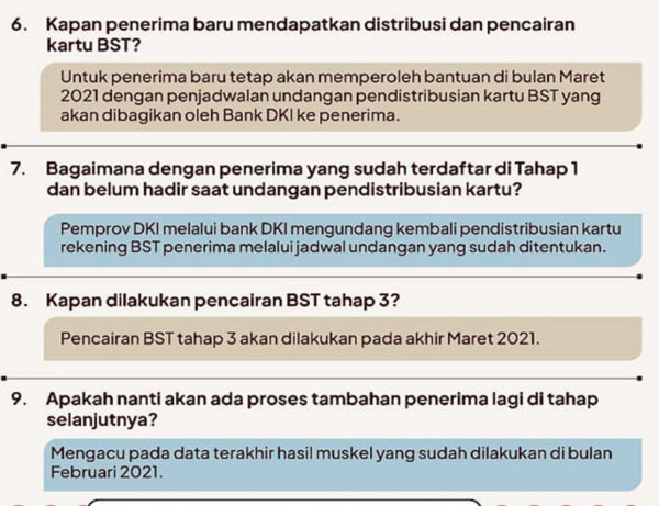 Bantuan Sosial Tunai Tahap 2 di Jakarta Cair Pertengahan Maret, 9 Hal ini Wajib Diketahui