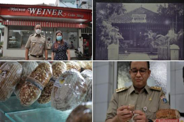 Anies dan Maison Weiner Toko Roti Tertua di Jakarta