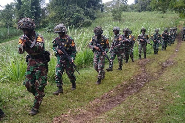 Hancurkan Pertahanan Lawan, Taruna AAL Korps Marinir Bertempur Habis-habisan di Malang Selatan
