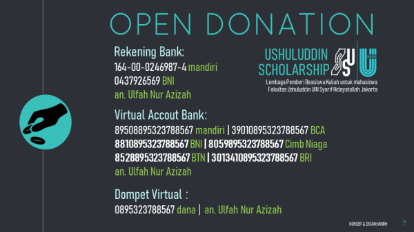 Bantu Mahasiswa, Fakultas Ushuluddin UIN Jakarta Luncurkan FU Scholarship