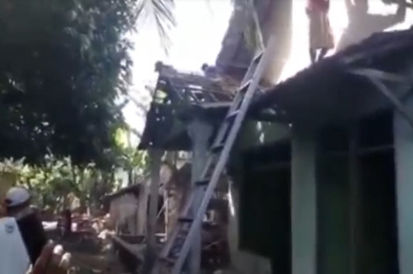 Tragis, Rebutan Harta dengan Mantan Istri, Rumah Kasnan Dihancurkan Rata dengan Tanah