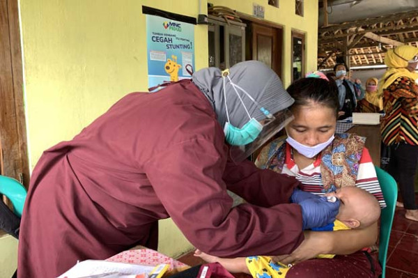 Sambangi Sumur Batu, MNC Peduli Berikan Penyuluhan Gizi