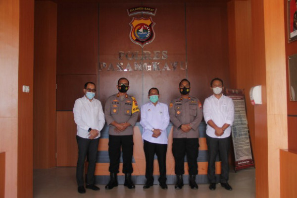 Silaturahmi, Bupati Yaumil Kunjungi Polres dan Kajari Pasangkayu