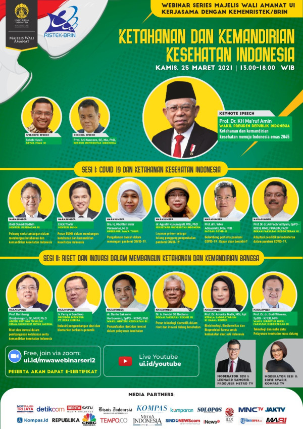 MWA UI Gelar Webinar Series, Saleh Husin: Akan Seru dan Asyik