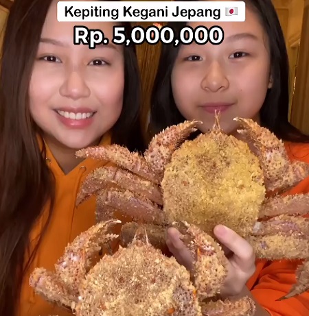Sisca Kohl Review Kepiting Kegani Seharga Rp 5 Juta, Seperti Apa Rasanya?