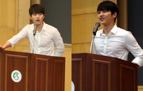 5 Foto dan Cerita Bintang Drama Korea Saat Kuliah, Pesona Song Joong-Ki di Belakang Podium Sulit Ditolak!