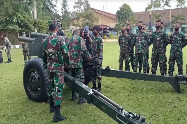 Melihat Bongkar Pasang Meriam dan Reparasi Tank Ala Siswa Pusdikpal Kodiklatad Cimahi