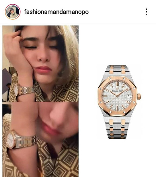 Amanda Manopo Terciduk Pakai Jam Tangan Seharga Rp330 Juta