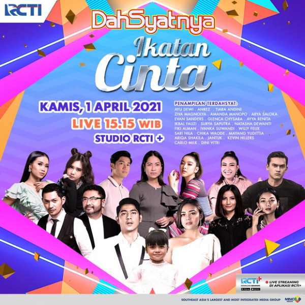 Wow! Sinetron Ikatan Cinta RCTI Raih Rekor MURI, Al dan Andin Bahagia