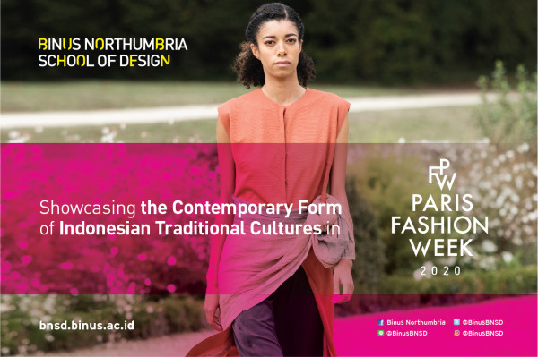 Karya Mahasiswa BINUS Northumbria School of Design Tampil di Paris Fashion Week