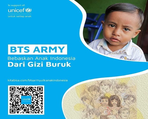 Luna Maya dan ARMY Galang Dana untuk Malnutrisi Anak Indonesia