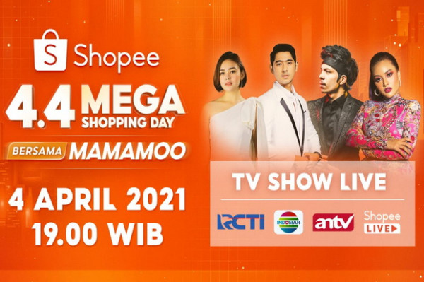 AL & Andin Tampil di Shopee 4.4 Mega Shopping Day bersama MAMAMOO