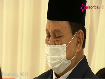 5 Momen Jokowi dan Prabowo Hadiri Pernikahan Atta Aurel