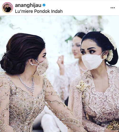 Mengharukan, Momen Keharmonisan Ashanty dan Krisdayanti di Hari Pernikahan Aurel Hermansyah