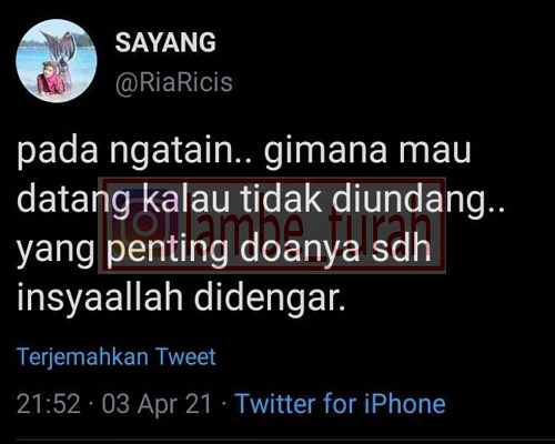 Ria Ricis Ngaku Tak Diundang Di Acara Resepsi Atta dan Aurel