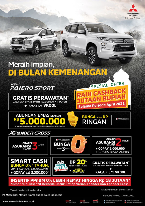 Tak Dapat Insentif, Mitsubishi Berikan Tabungan Emas Buat Pembeli Pajero Sport