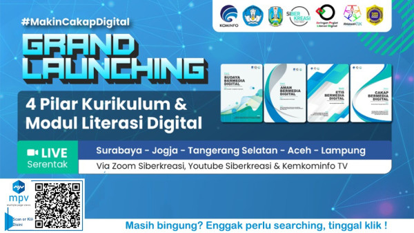 Kemkominfo dan Siberkreasi Luncurkan Kurikulum dan Modul Literasi Digital