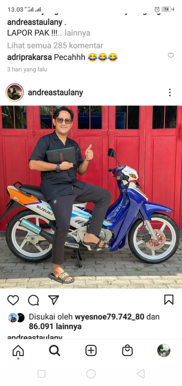 Andrea Taulany Ngaku Pakai Tas KW, Sindiran Tipis untuk Ade Armando? 