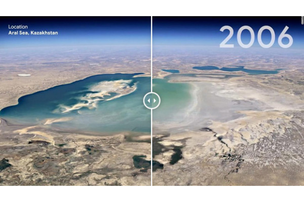 Google Earth Menunjukkan Efek Perubahan Iklim yang Mengerikan