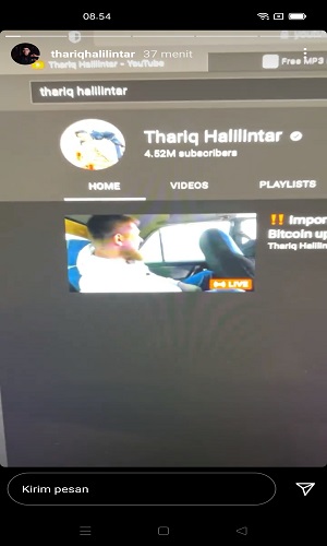 Kanal YouTube Miliknya dan Gen Halilintar Diretas, Thariq: Please Help
