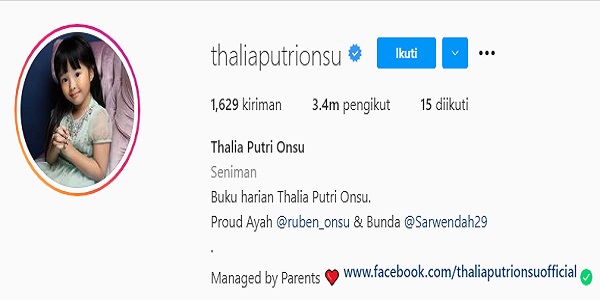 5 Anak Artis Ini Punya Jutaan Followers di Instagram