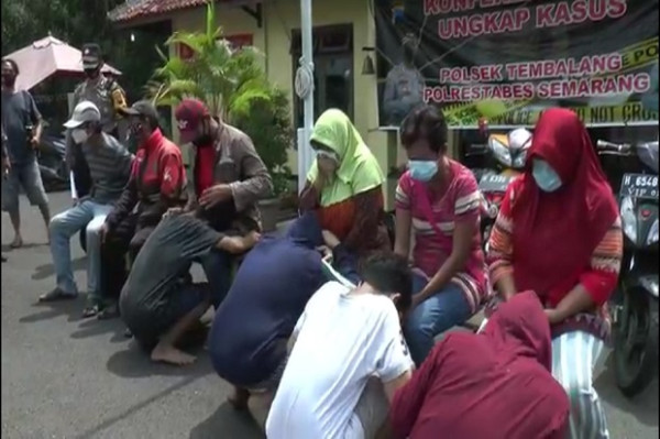 Garang Saat Tawuran, Anggota Gengster Semarang Stres Nangis Histeris Ketemu Orang Tuanya