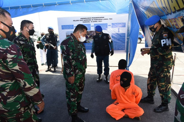 Penyelundupan 100 Kg Narkoba Dari Malaysia Digagalkan TNI AL di Muara Sungai Asahan