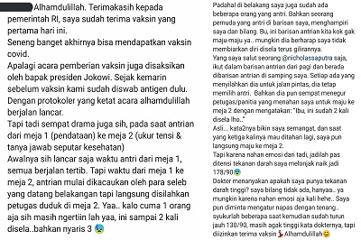 Nicholas Saputra Tetap Antri Vaksin Meski Diserobot Artis Lain
