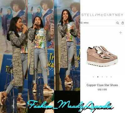 Gaya Kasual Maudy Ayunda Dipadu Tas dan Sepatu Harga Puluhan Juta Rupiah