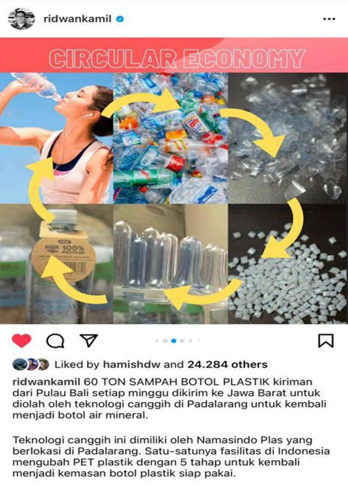 Danone-Aqua Punya Teknologi Canggih Daur Ulang, Setahun Olah 12.000 Ton Plastik Kemasan