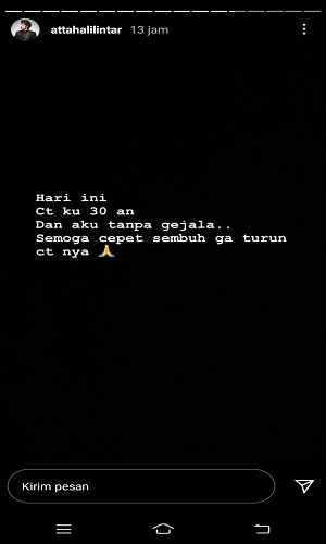 Positif Covid-19 Kedua Kalinya, Atta Halilintar Mengaku Tanpa Gejala