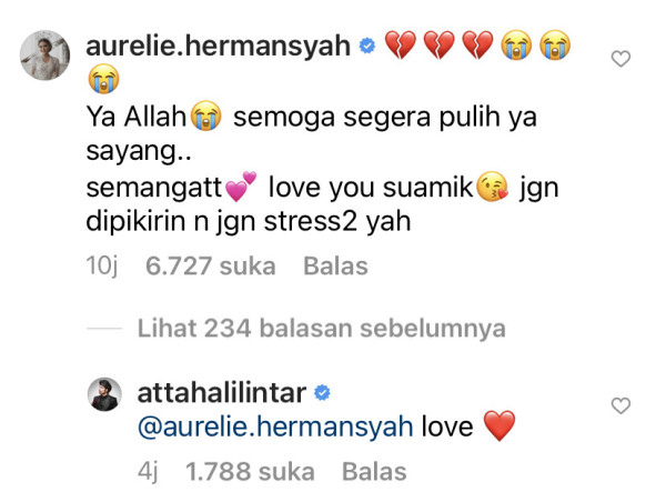 Aurel Hermansyah Sedih Saat Tahu Atta Halilintar Positif Covid-19