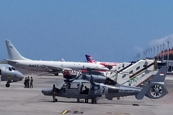 Tiba di Bali, US P8 Poseidon Siap Cari KRI Nanggala-402