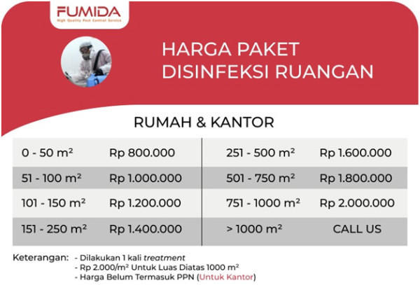 Jasa Penyemprotan Disinfektan di Yogyakarta